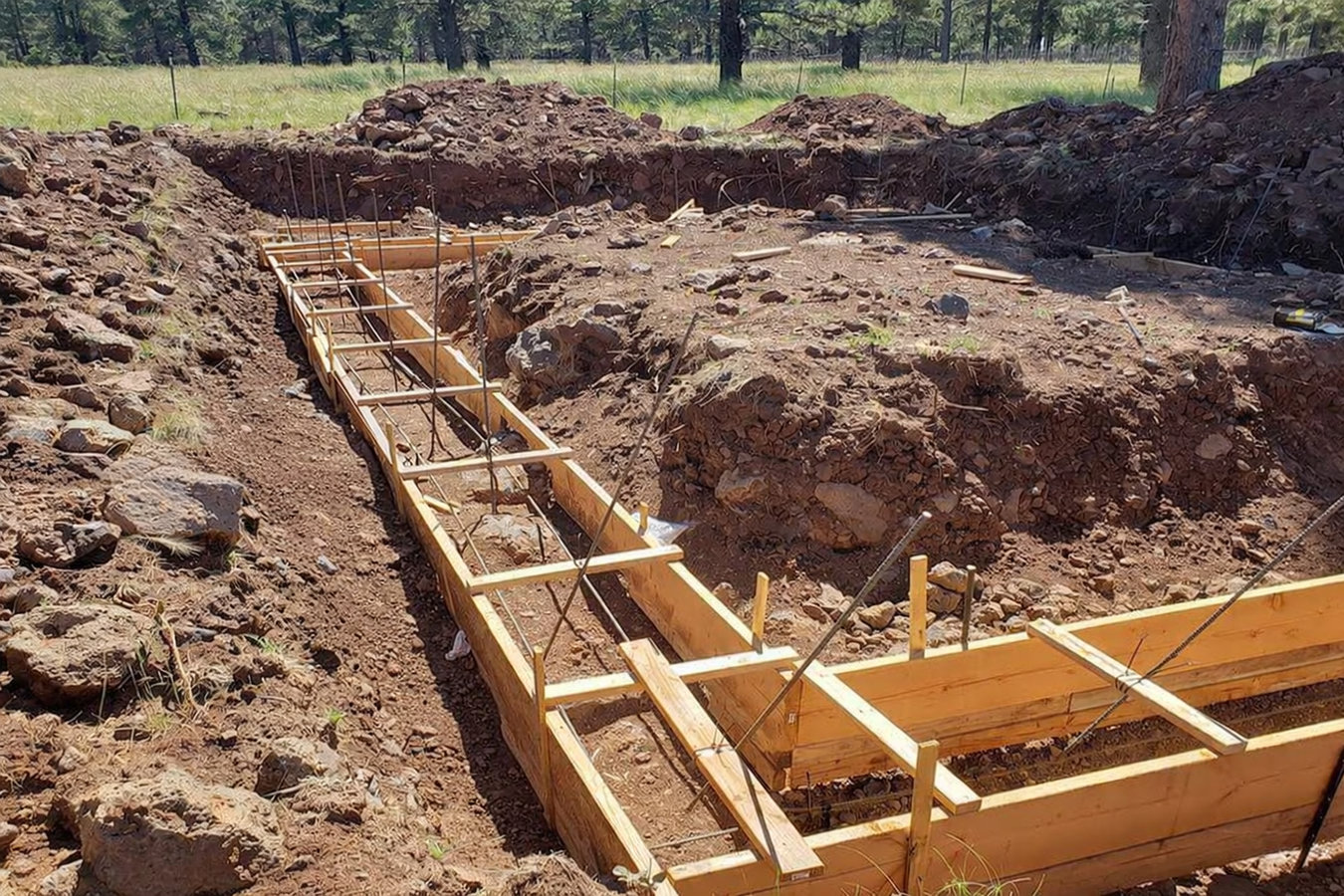 Concrete footings